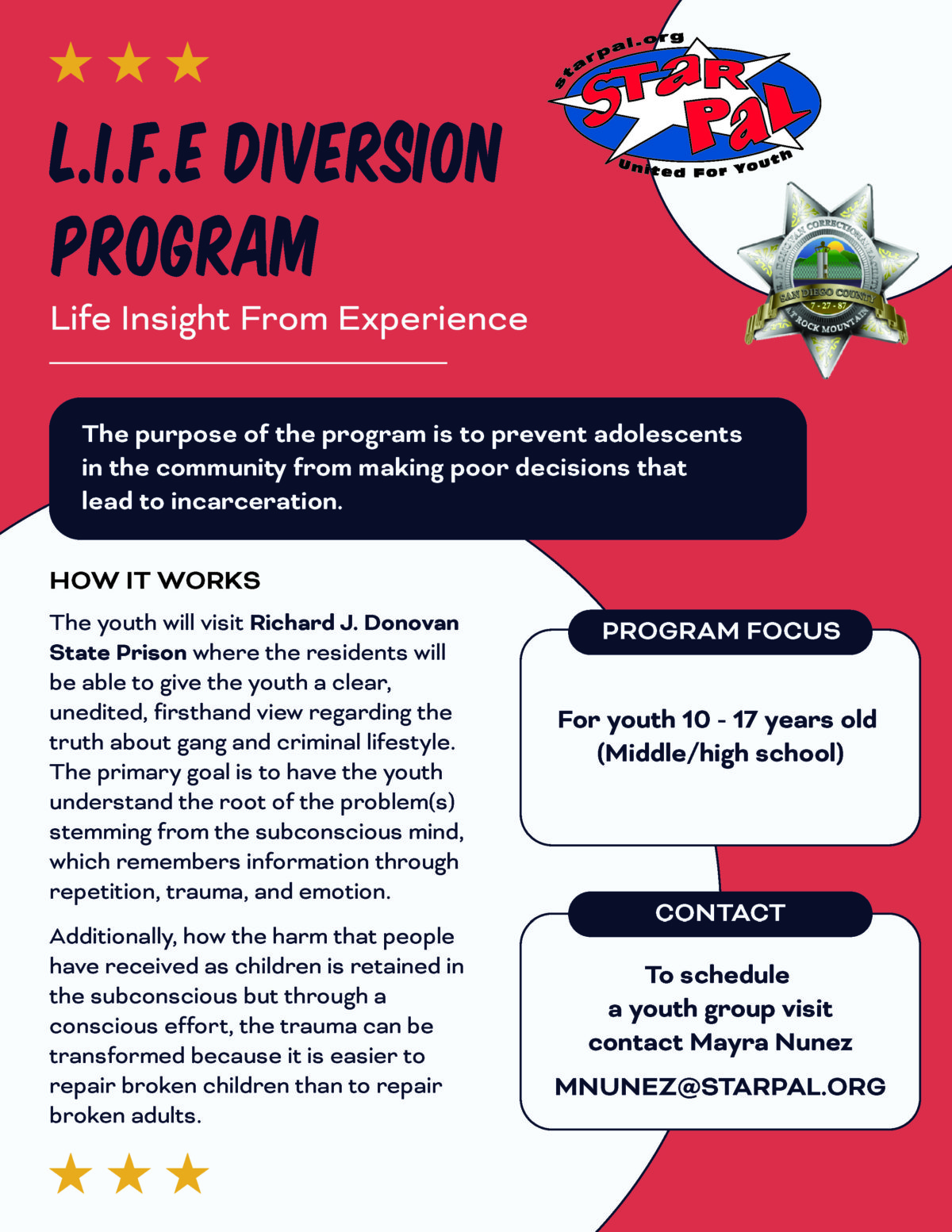 Youth Diversion Program | STAR/PAL San Diego